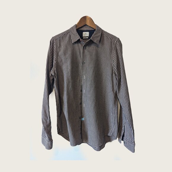 PS PAUL SMITH - Houndstooth shirt - Sz M - Picture 1 of 6